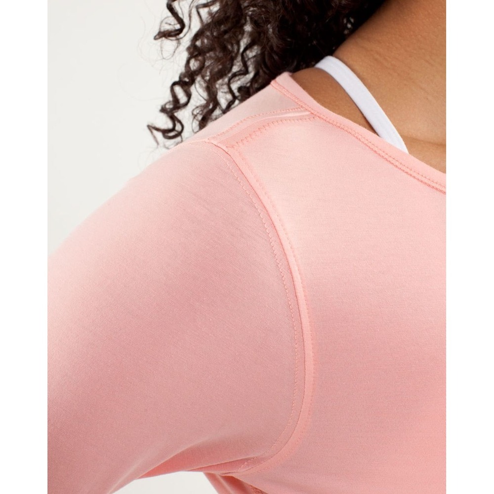 Lululemon Devotion Long Sleeve Tee Bleached Coral Size 2 - Picture 2 of 11